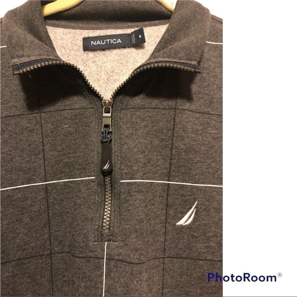 Mens Nautical pullover sweatshirt size M